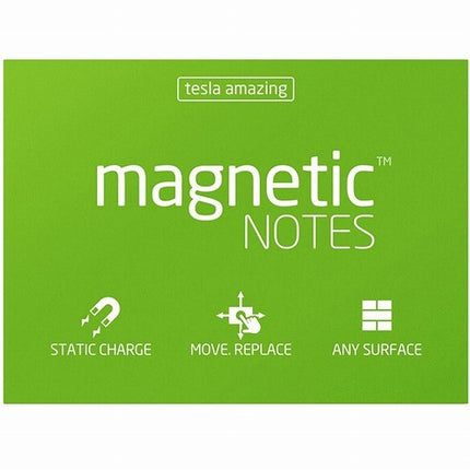 Tesla Amazing Magnetic Note - 100 x 70 mm - Green