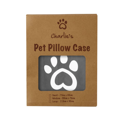Charlie's Pet Pillowcase Charcoal Large