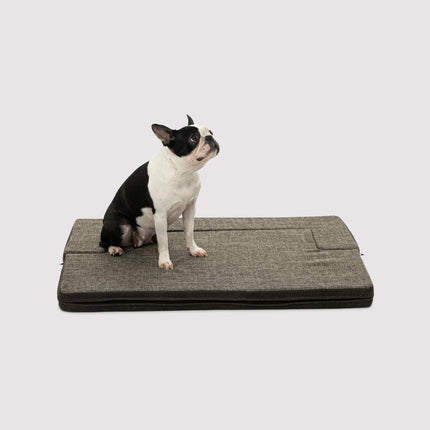 Charlie's Pet 2 in 1 Foam Dog Crate Mattress with Bolster - 80x56x5cm