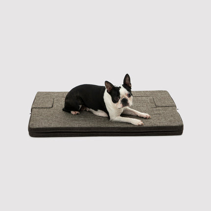 Charlie's Pet 2 in 1 Foam Dog Crate Mattress with Bolster - 80x56x5cm