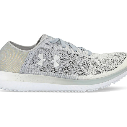 Under Armour Women's UA Threadborne Blur Running Shoes - Grey/White/Metallic Silver