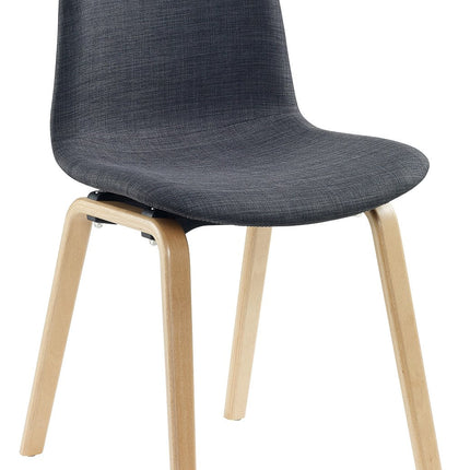 Polo Fabric Chair with Timber Base