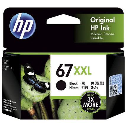 HP 67XXL Original Ink Cartridge Black 3YM59AA