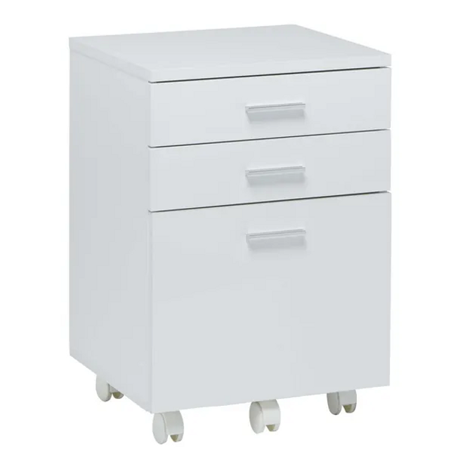 31.5 Wood File Cabinet, Lateral Storage Cabinet with 2-DrawerWhite / 1PC