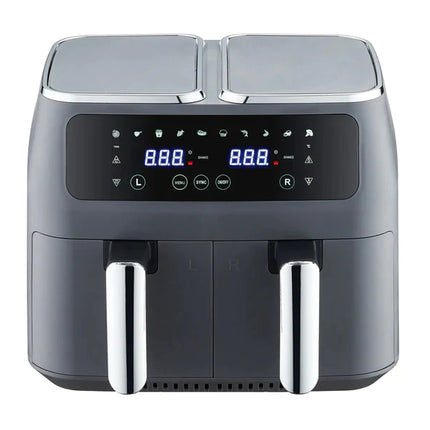 Healthy Choice 8L Dual Zone Digital Air Fryer w/ 200 C, 10 Cooking Programs