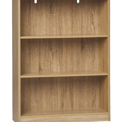 Austin 3 Shelf Bookcase Oak