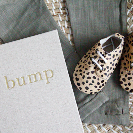 Baby Oxford Lace-Ups - Leopard Suede