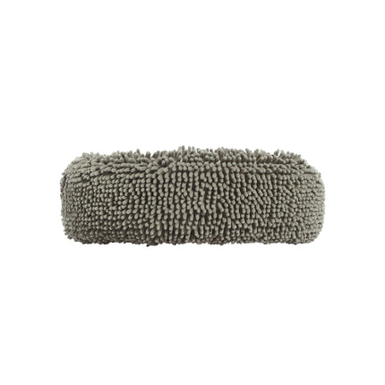 Charlie's Chenille Round Calming Dog Bed Grey Small