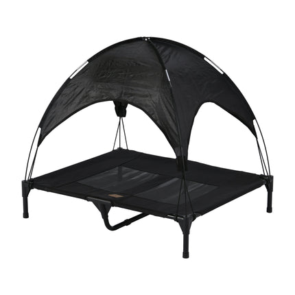Charlie's Elevated Dog Bed With Tent Black Large