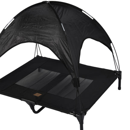 Charlie's Elevated Dog Bed With Tent Black Large