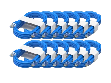 Comsol RJ45 Cat 5e Patch Cable 5m Blue 12 Pack