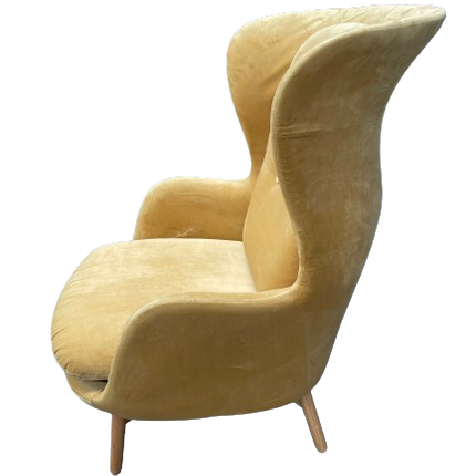 Mustard Velvet Arm Chair