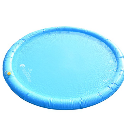 Furry Best Friends Round Pet Pool With Sprinkler Large