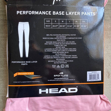 HEAD Women's Performance Base Layer Pants - Pink