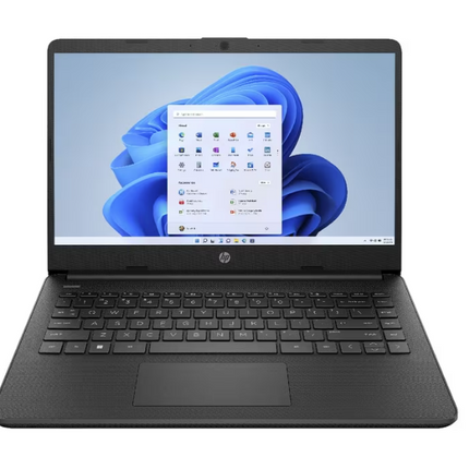 HP 14" Laptop Celeron 4/64GB Black