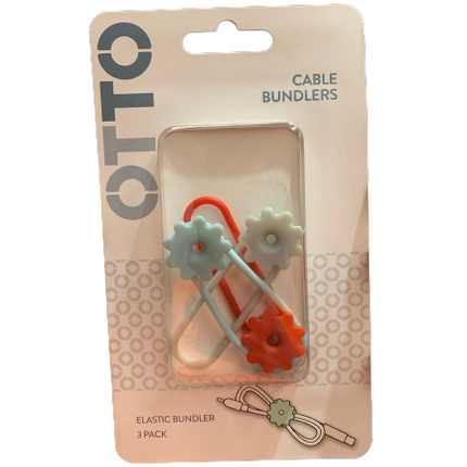 Otto Elastic Cable Bundlers (3 Pack)
