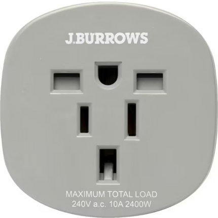 J.Burrows Inbound Universal Travel Adaptor Grey