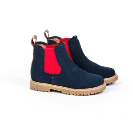 Junior by She Wear Navy & Red Boots
