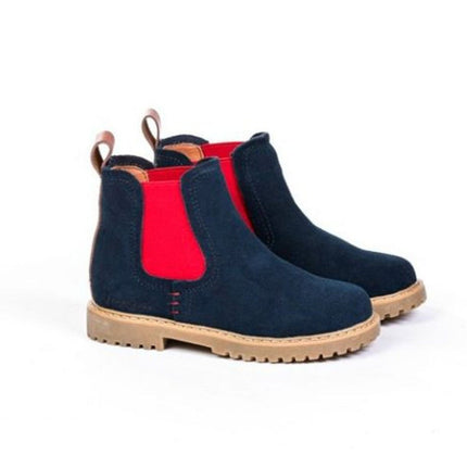 Junior by She Wear Navy & Red Boots