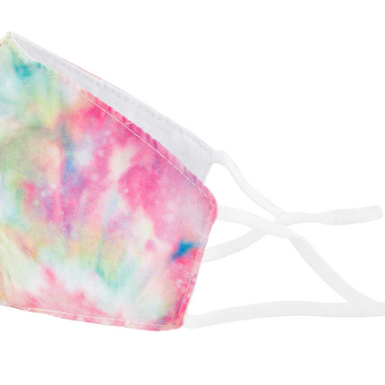 Kids' 3 Ply Tie Dye Washable Face Mask - Multi