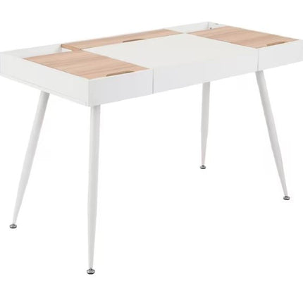 Lofoten 1200mm 1 Drawer Desk Oak/White