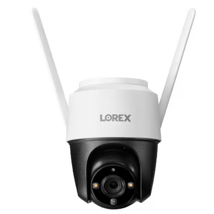 Lorex 2K Pan-Tilt Outdoor WiFi Camera White