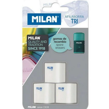 Milan BNM10257 MIlan Tri Eraser Refill 3 Pack