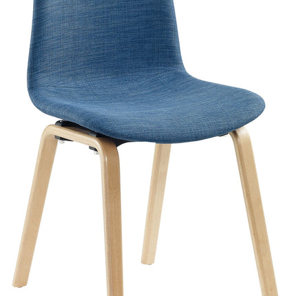 Polo Fabric Chair with Timber Base