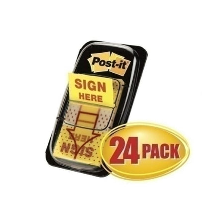 Post-It Sign Here Flags 25x43 24-Pack