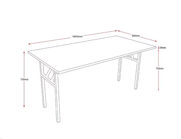 Rapidline Folding Trestle Table 1800 x 900mm – Circonomy