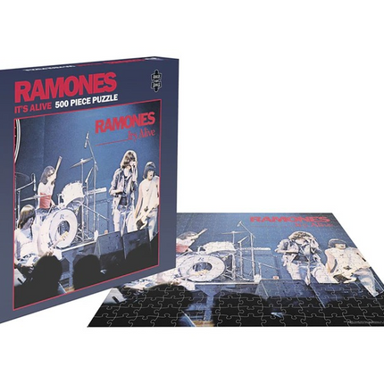 Rocksaws Ramones It's Alive 500-Piece Jigsaw Puzzle