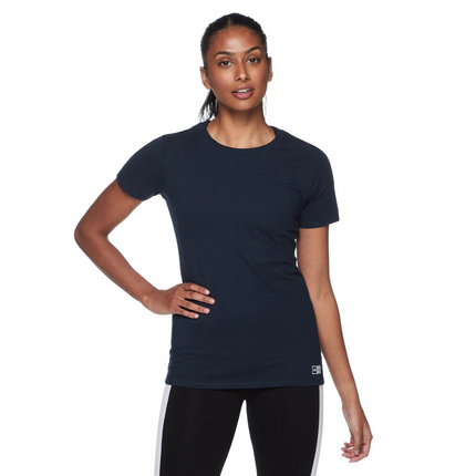 Russell Athletic Women's Essential 60/40 Performance Tee / T-Shirt / Tshirt - Navy