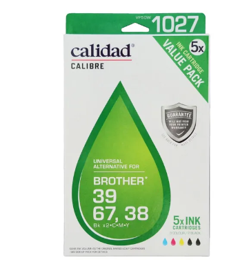 Calidad Brother LC-38/LC-39/LC-67 Ink 5 Pack