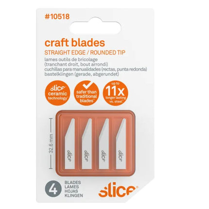 Slice Craft Blades Straight 4 Pack