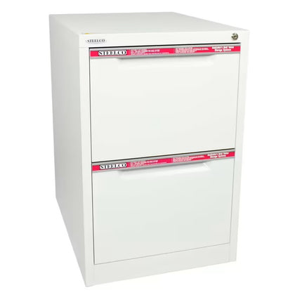 Steelco 2 Drawer Filing Cabinet