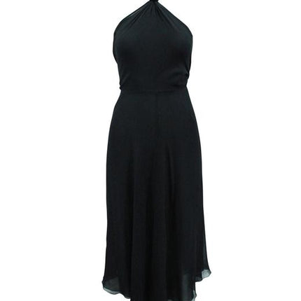 Emporio Armani Open Back Elegant Silk Dress -Pre Owned Condition Very Good