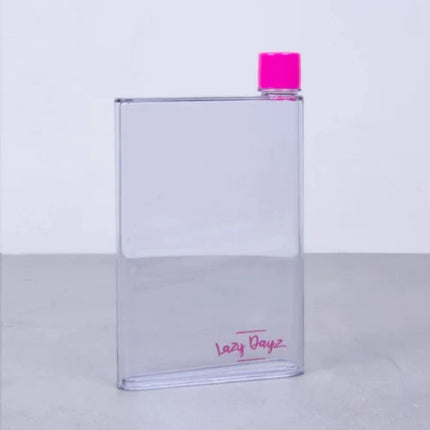 Lazy Days Flat Bottle 380ml - Pink