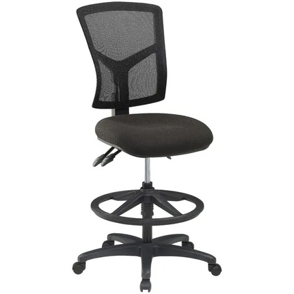 Matrix Mesh 2 Ergonomic Drafting Chair Black