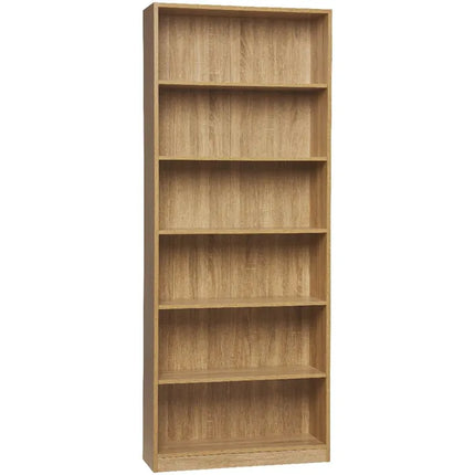 Austin 6 Shelf Bookcase Oak