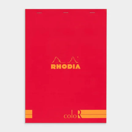 Rhodia No. 18 Premium Lined Notepad Poppy Red