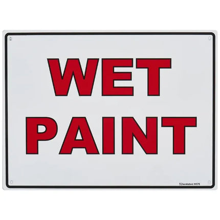 Sandleford Wet Paint Sign 300 x 200mm