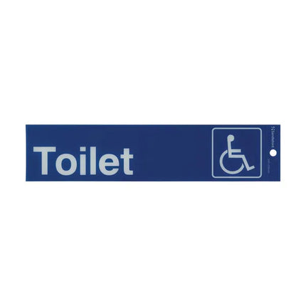 Sandleford Toilet Disabled Self Adhesive Sign 245 x 58mm