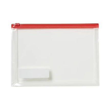 Lihit Lab Gusset Document Wallet A5 Red