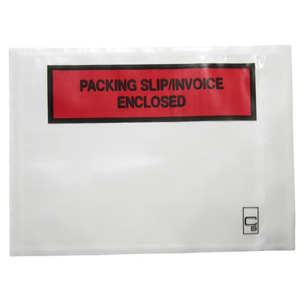 Cumberland Packing Slip Enclosed Envelopes Clear 1000 Pack