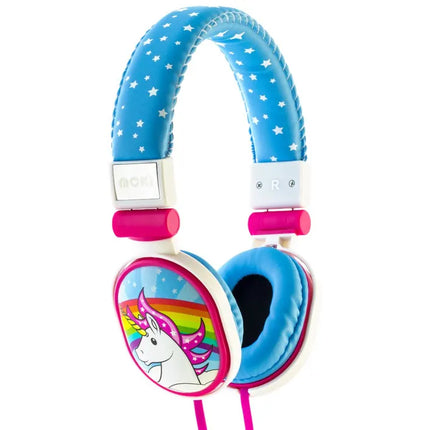 Moki Poppers Wired Headphones Unicorn