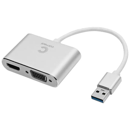 Comsol USB 3.0 to HDMI and VGA Adapter