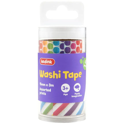 Kadink Printed Washi Tape 4 Pack