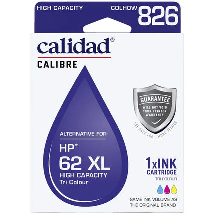 Calidad Alternate for HP 62XL Ink Cartridges
