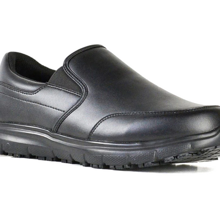 Bata Men's Ice Slip-On Non Safety Shoes - Black