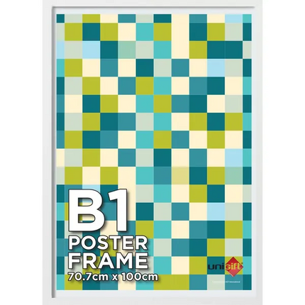 B1 Poster Frame White